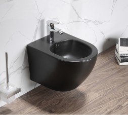 Сет AZARIO Инсталляция для Биде + подвесное биде Azario Grado чёрный матовый (AZ-8040-1001/F-0053-0025+AZ-0046-BN SP)