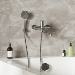 Смеситель для ванны и раковины 35k MIXLINE MLSS-02 НЕРЖ - MLSS-02 