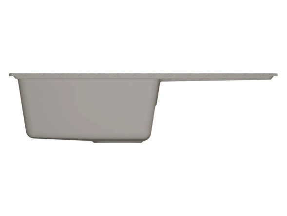 Мойкa ML-GMU07 УЛЬТРА с крылом, серый камень, 735*475 мм (глуб. чаши 175) - 00-001424 