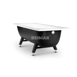 Ванна стальная 1,4*0,7*0,4 (ВИЗ) Reimar полимерная "Белая Орхидея" цв.белый (ОР-01205) - R-44901/R-46901