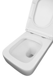 Унитаз подвесной Azario MONEO 530х365х370 безободковый, в комплекте с быстросъемным сидением микролифт (AZ-0062)