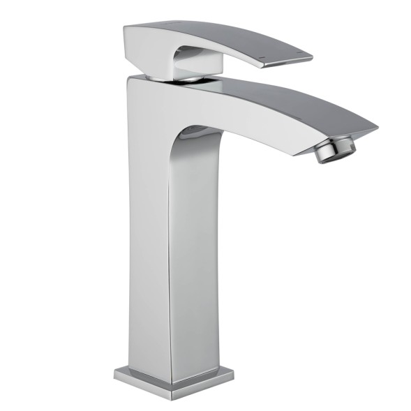 Смеситель для раковины 35к G1007-72 GAPPO высокий, литой, п/гайку, ХРОМ - G1007-72 