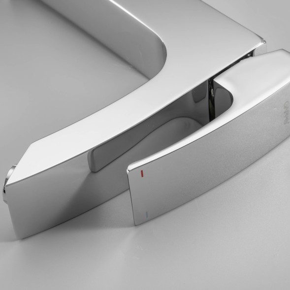 Смеситель для раковины 35к G1007-72 GAPPO высокий, литой, п/гайку, ХРОМ - G1007-72 