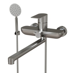 Смеситель для ванны и раковины 35k MIXLINE MLSS-021 НЕРЖ - MLSS-021 