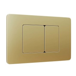 Кнопка смыва WAVE SS07 универсальная, ЗОЛОТО МАТОВОЕ, прямоугольная, НЕРЖ - 554042