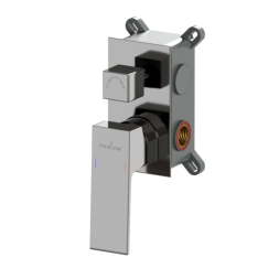 Душевая система 35к MIXLINE ML42-083 "Pure" лейка "Тропический душ" встраиваемая ХРОМ - ML42-083