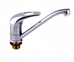 Смеситель для кухни 40к L4902-B Ledeme с отв под гайку, силумин - L4902-B 