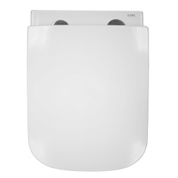 Унитаз подвесной Azario Teramo 340х490х350 безободковый, система слива "Скрытое торнадо",  в комплекте с сидением микролифт (AZ-0052-UQ3)