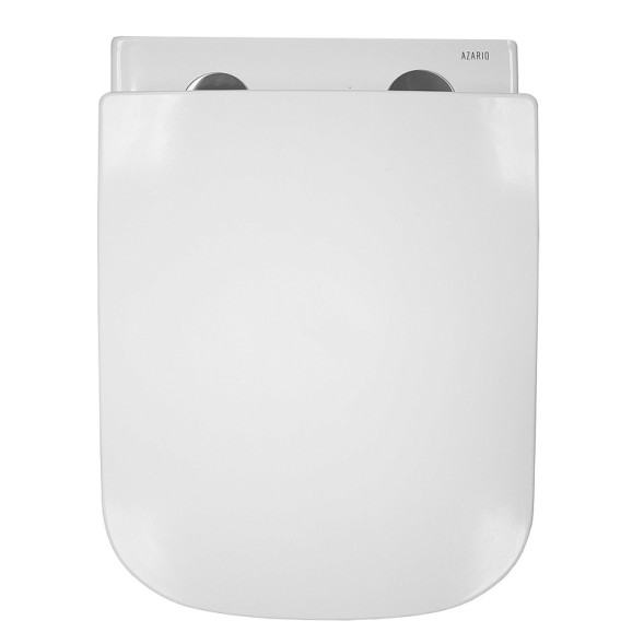 Унитаз подвесной Azario Teramo 340х490х350 безободковый, система слива &amp;quot;Скрытое торнадо&amp;quot;,  в комплекте с сидением микролифт (AZ-0052-UQ3)