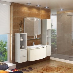 Стеклянная полка Aquaton 95, 95*12 см, (1A110403XX010)