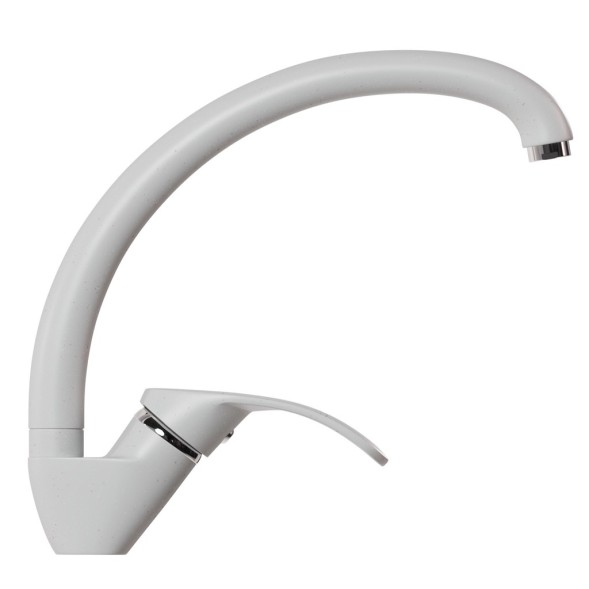 Смеситель для кухни 35к MIXLINE ML-GS02 (331) белый высок. излив - 00-00001717 