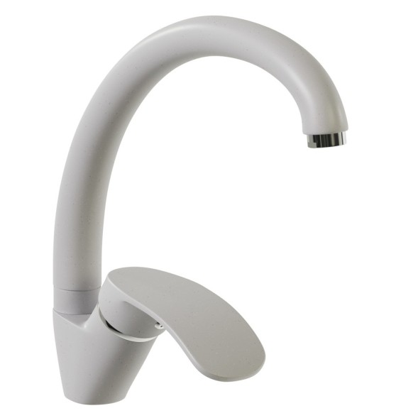 Смеситель для кухни 35к MIXLINE ML-GS02 (331) белый высок. излив - 00-00001717 