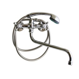 Смеситель для ванны и раковины 1/2 рез T.MARKT 081-2006 Крест  ШАР ПЕРЕКЛ - 081-2006 