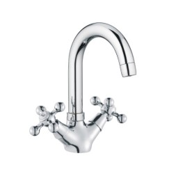 Смеситель для раковины 1/2 кер HB1219 HAIBA п/шпильку - HB1219 