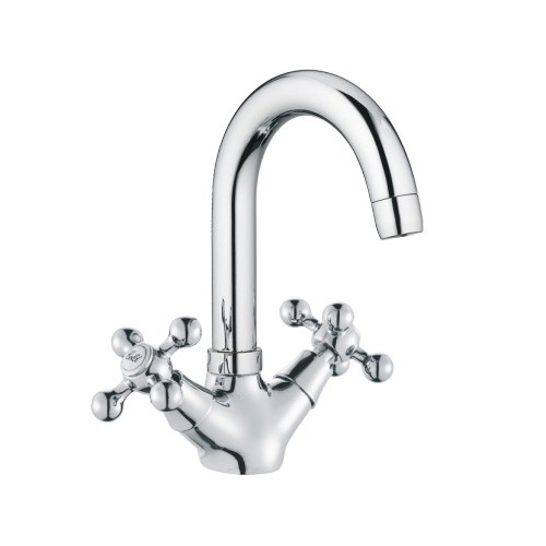 Смеситель для раковины 1/2 кер HB1219 HAIBA п/шпильку - HB1219 