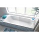 Ванна стальная BLB UNIVERSAL HG 150х70 белая, без отверстий для ручек