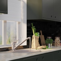 Смеситель для кухни 35к MIXLINE ML-GS03 (302) песочный - 00-00001736