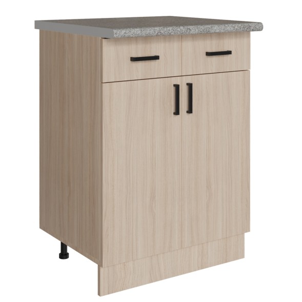 Стол разделочный 60 венге светлое (2 ящика) - 524423 