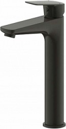 Смеситель Bravat Rhein для раковины-чаши, высокий, черный (F1429564BW-A-ENG)