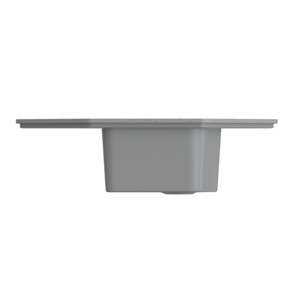 Мойка ML-GMS17 СТАНДАРТ угловая с крылом, темно-серый (309), 780*485*190мм - 00-00002613 