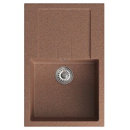 Мойка ML-GM31 КОМФОРТ с крылом, терракотовая (307), 770*500*190мм - 00-00009495