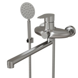 Смеситель для ванны и раковины 35k MIXLINE MLSS36-02 &amp;quot;Steel Kit&amp;quot; НЕРЖ - MLSS36-02 