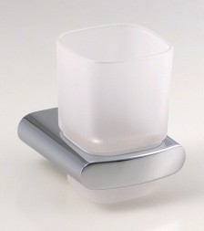 Держатель для стакана с хрустальным стаканом Keuco Elegance, хром (11650019000)