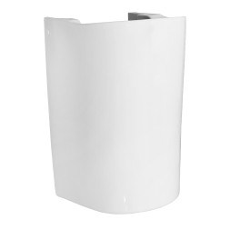 Раковина с полупьедесталом Creo Ceramique RENNES 600х455х500 керамика, белый глянцевый (RE3000+RE3050)