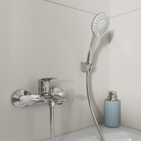 Смеситель для ванны 35к Milardo RORSB00M02 &amp;quot;Rora&amp;quot; с душ. аксессуарами, ХРОМ - RORSB00M02 