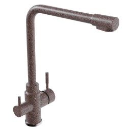 Смеситель для кухни 35к MIXLINE ML-GS13 (307) терракотовый с вых. для питьевого фильтра - ML-GS13 (307) 