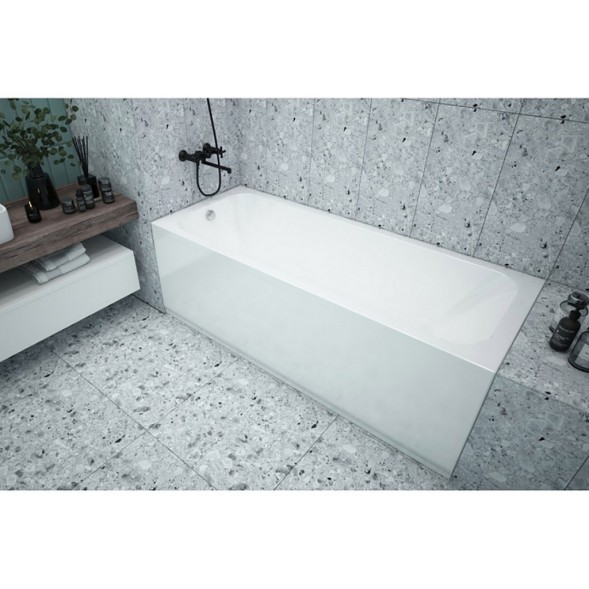 Ванна акриловая  1,6*0,7 &amp;quot;Strict&amp;quot;  (каркас+экран) (Метакам) -  