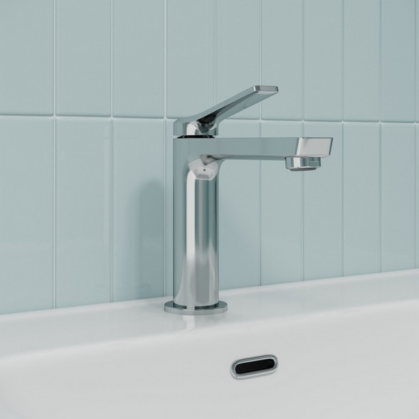 Смеситель для раковины 25к IDDIS PARSB00i01 &amp;quot;Parker&amp;quot; литой, под шпильку, ХРОМ - PARSB00i01 