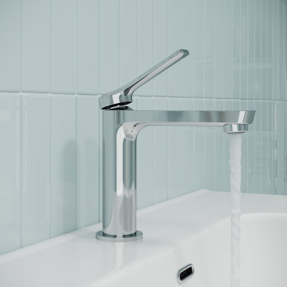 Смеситель для раковины 25к IDDIS PARSB00i01 &amp;quot;Parker&amp;quot; литой, под шпильку, ХРОМ - PARSB00i01 