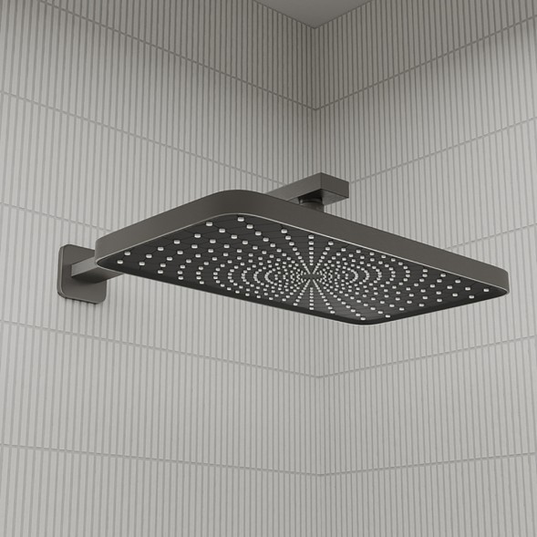 Душевая система 35к IDDIS PARGM03i68 &amp;quot;Parker&amp;quot; лейка &amp;quot;Тропический душ&amp;quot; встраиваемая ГРАФИТ матовый - PARGM03i68 