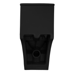 Унитаз-моноблок AZARIO GRESSA 705х370х760 напольный, безободковый в комплекте с сиденьем микролифт, цвет черный матовый (AZ-1111MB)