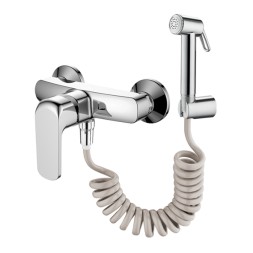 Смеситель с гигиеническим душем настенный 35к L5244 Ledeme, силумин - L5244