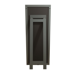 Зеркало MIXLINE "Графика" 600*1500 (ШВ) напольное, алюминиевый профиль - MLZ.Graf.6-15