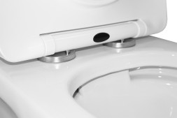 Унитаз-компакт напольный AZARIO Ambra 645x370x815 безободковый, в комплекте с арматурой Geberit и сиденьем микролифт (AZ-848G)