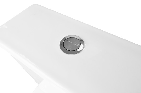 Унитаз-компакт Azario FRETTA SQUARE 650х340х790 напольный, безободковый с бачком и сиденьем микролифт (AZ-5121)