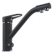 Смеситель для кухни 40к MIXLINE ML-GS05 (343) антрацит с вых. для питьевого фильтра - 00-00006413 