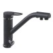 Смеситель для кухни 40к MIXLINE ML-GS05 (343) антрацит с вых. для питьевого фильтра - 00-00006413 
