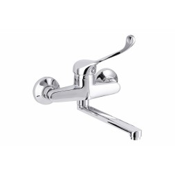 Смеситель для раковины наст 40к ПРОФСАН ПСМ-508-055 "МЕДИК" эксц. "РУС" медицинский. ХРОМ - PSM-508-055