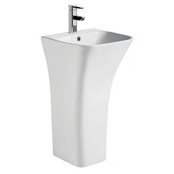 Раковина напольная AZARIO FRETTA SQUARE 450х435х835 отдельностоящая, прямоугольная (AZ-315)