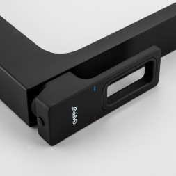 Смеситель для раковины 35к G1017-62 GAPPO высокий, литой, п/гайку, ЧЕРНЫЙ - G1017-62 