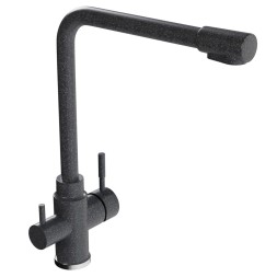 Смеситель для кухни 35к MIXLINE ML-GS13 (309) темно-серый с вых. для питьевого фильтра - ML-GS13 (309) 