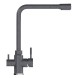 Смеситель для кухни 35к MIXLINE ML-GS13 (309) темно-серый с вых. для питьевого фильтра - ML-GS13 (309) 
