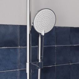 Душевая система 35к IDDIS AIGSB3Fi06 "Aiger" лейка "Тропический душ" ХРОМ - AIGSB3Fi06