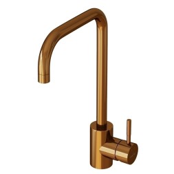 Смеситель для кухни 35k MIXLINE MLSS-0301BR трубчатый излив, БРОНЗА - MLSS-0301BR