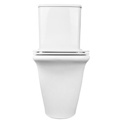 Унитаз-компакт Azario AVERO 660x360х820 напольный, безободковый с бачком и сиденьем микролифт (AZ-3121)