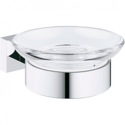 Мыльница Grohe Essentials Cube стекло, хром (40754001)